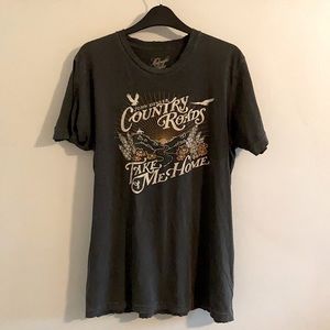 Midnight rider John Denver shirt